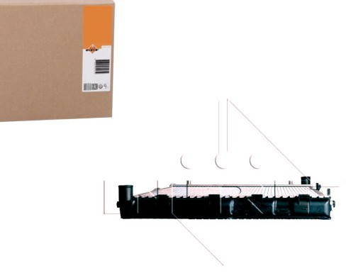 NRF516573(EXT) - NRF РАДІАТОР MERCEDES W124 NRF
