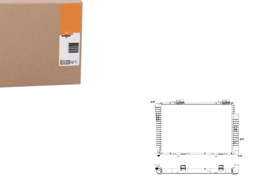 NRF51286(EXT) - NRF РАДІАТОР MERCEDES W202 93-02 NRF