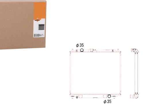 NRF52108(EXT) - NRF РАДИАТОР MITSUBISHI NRF