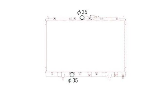 53792 32002169 - Радиатор nrf mitsubishi pajero pinin 1.8 nrf