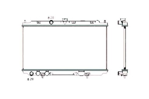 53427/NRF - Радиатор nrf nissan almera 1.5dci 03-