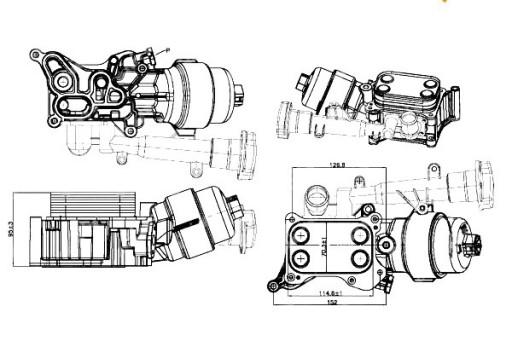 31326 NRF/BOX - МАСЛЯНЫЙ ОХЛАДИТЕЛЬ NRF ALFA ROMEO MITO 1.3 MULTIJET (