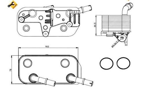 31189 - NRF МАСЛООХОЛОДЖУВАЧ BMW 5 540 I (E39)