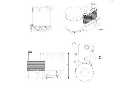 31193/ZAW - МАСЛЯНЫЙ ОХЛАДИТЕЛЬ NRF FORD FOCUS 1.8D 98-04 CONECT 0