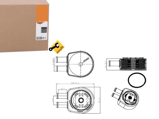 NRF31310/SERW - МАСЛЯНЫЙ ОХЛАДИТЕЛЬ NRF FORD FOCUS III 2.0 ST