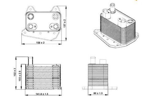 31234/ZAW - МАСЛООХОЛОДЖУВАЧ NRF MERCEDES ML 2.7 99-