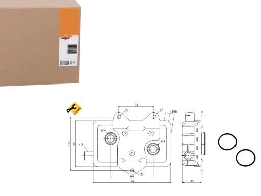 NRF/31180/ZAPS - МАСЛЯНЫЙ ОХЛАДИТЕЛЬ NRF MERCEDES VITO 2.3D