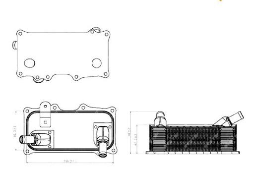 31318 - NRF МАСЛООХОЛОДЖУВАЧ PORSCHE CAYENNE S 4.8 (9PA. 95)