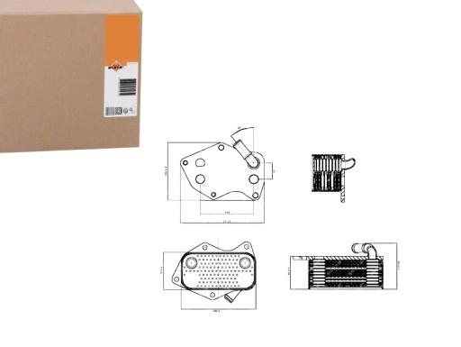NRF31331/RS6 - МАСЛЯНЫЙ ОХЛАДИТЕЛЬ NRF VOLKSWAGEN BEETLE 2.5 11- NRF