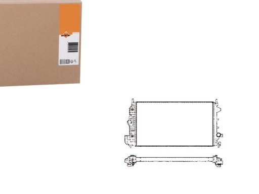 NRF58205(EXT) - NRF РАДІАТОР OPEL VECTRA C 1.9CDTI FIAT CROMA 1.9
