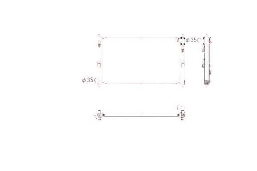 53593/NRF - Радіатор nrf peugeot 4007/ mitsubishi outlander 0