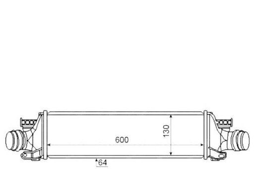 30351/NRF - NRF ВХІД ПОВІТРЯ ОХОЛОДЖУВАЧ CHEVROLET AVEO