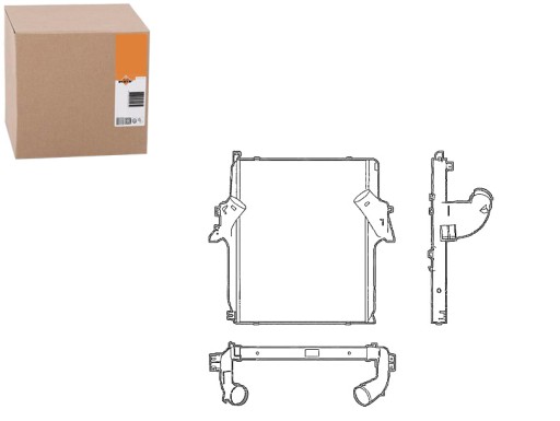 NRF30021/RS5 - ВПУСКНОЙ ОХЛАДИТЕЛЬ NRF MERCEDES ACTROS