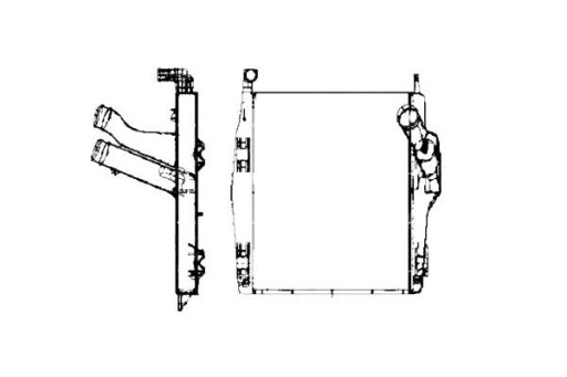 30448/NRF - ВПУСКНОЙ ОХЛАДИТЕЛЬ NRF MERCEDES ACTROS