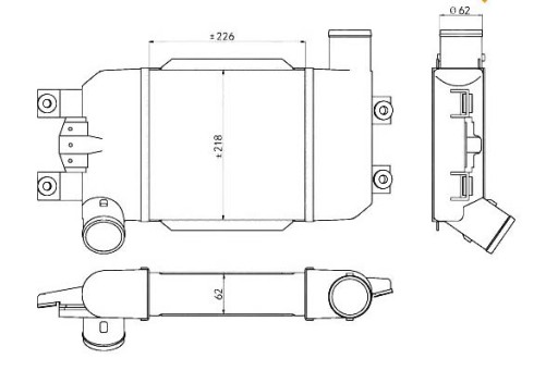 30383/NRF - NRF ПОВІТРЯНИЙ ОХОЛОДЖУВАЧ NISSAN PATROL G