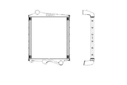 309304/NRF - ОХЛАДИТЕЛЬ ВОЗДУХА НА ВПУСКЕ NRF VOLVO FH, FH 12