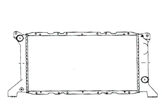 507373/NRF - Nrf радіатор двигуна ford transit, transit tourne