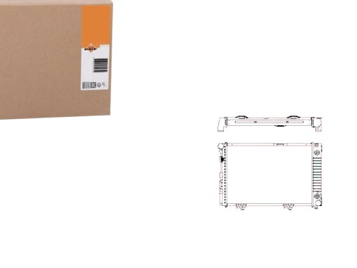 NRF516574(EXT) - NRF ДВИГУН РАДІАТОР MERCEDES E T-МОДЕЛЬ (S124) E