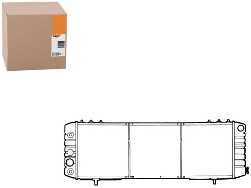 NRF50391(EXT) - NRF РАДІАТОР ДВИГУНА NRF 52003157 52003156 895200