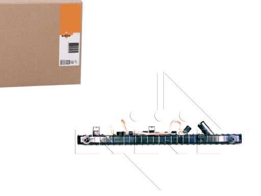 NRF59043/RS7 - РАДІАТОР ДВИГУНА NRF NRF, 59043