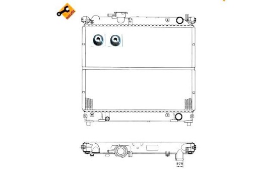 50404/NRF - Радіатор nrf suzuki vitara 1.6 88-99 рр