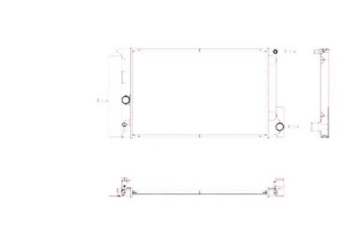 53763 1640022160 - Радиатор nrf toyota auris corolla 1.4-1.6 07- nrf