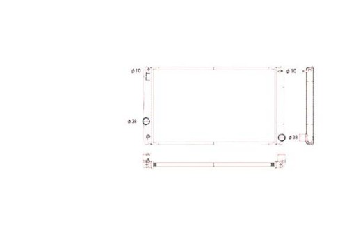 53589 64678A - Радиатор nrf toyota rav4 iii 2.0 06- nrf