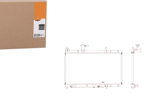 NRF53448(EXT) - РАДИАТОР NRF TOYOTA YARIS 1.4D- D4D 01- NRF