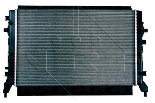 53884 102148 - Радиатор nrf vw golf vi passat skoda octavia 07-