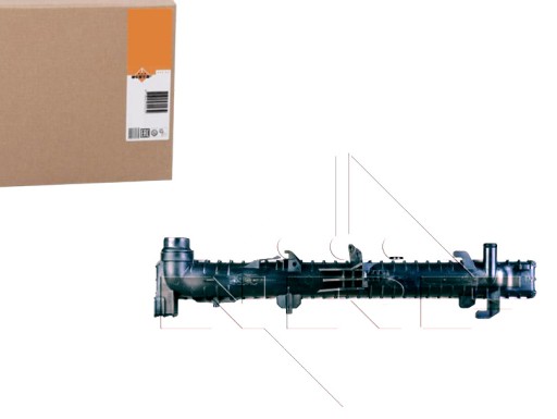 NRF53864(EXT) - РАДИАТОР NRF VW TOUAREG 2.5 5.0TDI 02- AUDI Q7 НЕТ.