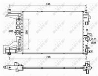 53122 - ВОДЯНОЙ ОХЛАДИТЕЛЬ NRF CHEVROLET CRUZE 09-