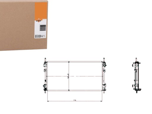 NRF519697/SERW - Nrf кулер води ford transit 2.4 di [rwd] (f_b_