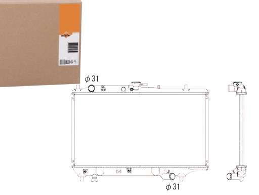 NRF53322/SERW - Nrf водяний кулер mazda 323 c iv 1.3 (bg)