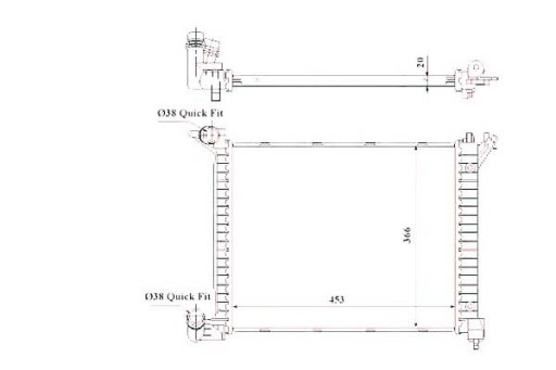 53841 - Nrf water cooler mini mini one d (r50. r53)