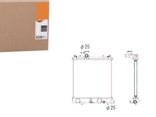 NRF53430/SERW - ВОДЯНОЙ ОХЛАДИТЕЛЬ NRF SUZUKI WAGON R 1.0 (MA61) (EM)