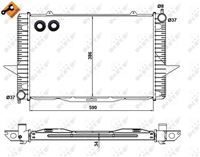 58342 - ВОДООХЛАДИТЕЛЬ NRF VOLVO S70/V70 96- VOLVO C70 97-