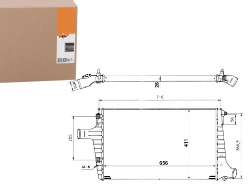 NRF30118A/RS4 - ИНТЕРКУЛЕР NRF 4B0145805A AI4136 7103102 8ML37677