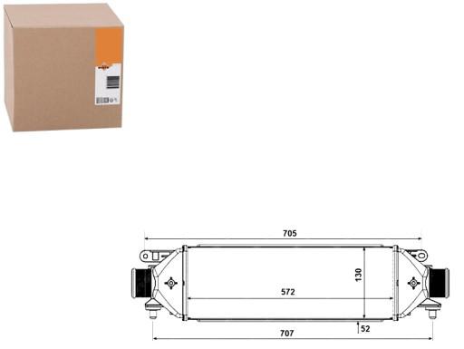 NRF30752/SERW - ИНТЕРКУЛЕР NRF ABARTH GRANDE PUNTO 1.4 (199)