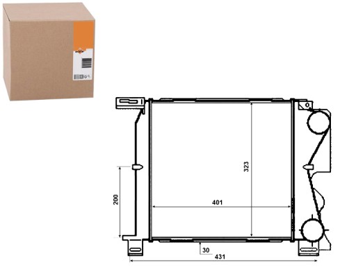 NRF/30477/ZAPS - ИНТЕРКУЛЕР NRF CHRYSLER VOYAGER III 00- 2.8CRD