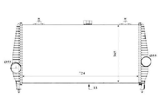 30194 PEA4338 - ИНТЕРКУЛЕР NRF CITROEN C5 2.2HDI 2.7HDI PEUGEOT 4