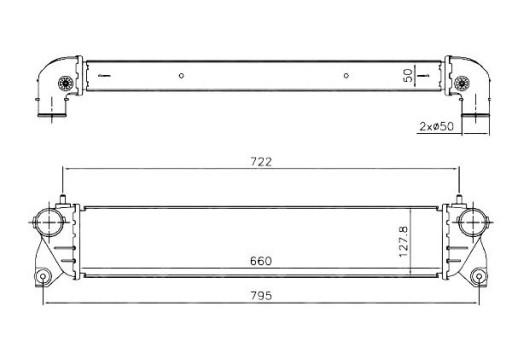 30369 (NRF) 087028N 96483 - ИНТЕРКУЛЕР NRF FIAT SEDICI 1.9D M-JET 06- SX4 NRF