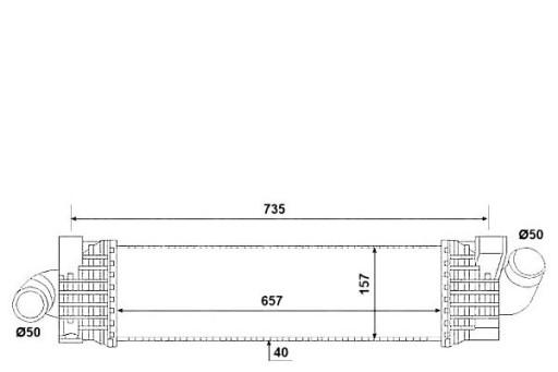 30906 (NRF) 1429405 6G919L440AE 6G919L440AD 142 - ІНТЕРКУЛЕР NRF FORD FOCUS 1.6-2.0 TDCI NRF