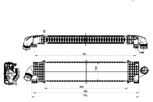 30870 (NRF) 1420158 4M5H0L440LB 3M5H9L440AE 3M5 - ІНТЕРКУЛЕР NRF FORD FOCUS 1.6-2.0 TDCI NRF