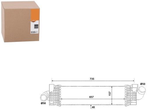 NRF30906/RS5 - ІНТЕРКУЛЕР NRF FORD FOCUS 1.6-2.0 TDCI