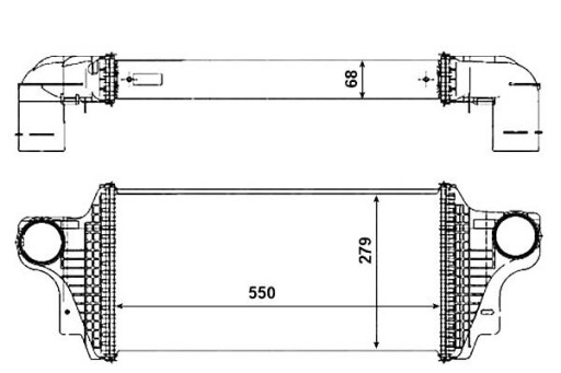 30465 8ML376754621 - ІНТЕРКУЛЕР NRF GL 06- 420CDI 320CDI 450CDI, ML 06