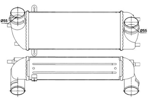 30338/ZAW - ИНТЕРКУЛЕР NRF HYUNDAI SANTA FE 2.0CRD 10-