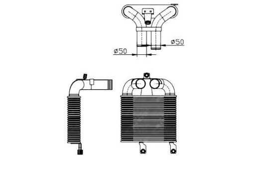 30365 - ІНТЕРКУЛЕР NRF ISUZU D-MAX 2.5 DITD 4X4 (8DH)