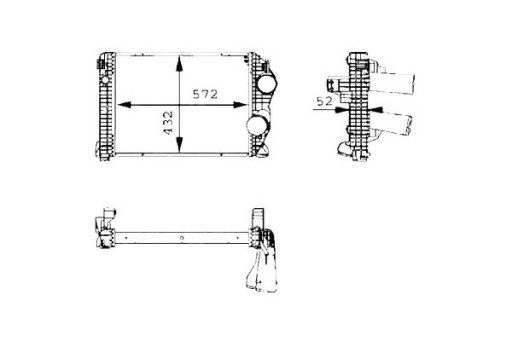 30210 7063013 - ИНТЕРКУЛЕР NRF MERCEDES ATEGO ATEGO 2 OM900.911-O