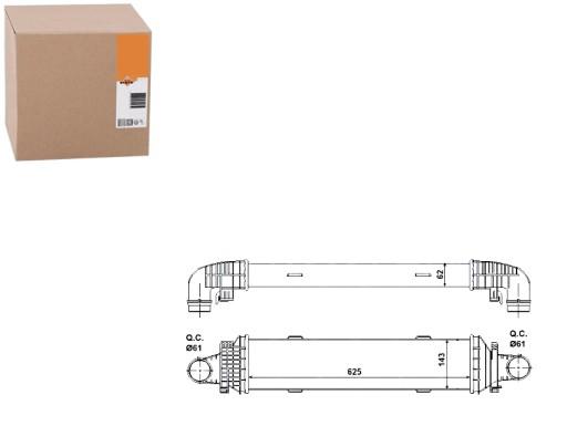 NRF30504/SERW - ИНТЕРКУЛЕР NRF MERCEDES CLS 250 CDI / BLUETEC / D