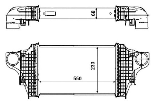 30464 MS4551 - ИНТЕРКУЛЕР NRF MERCEDES R CLASS 280CDI 320CDI 300